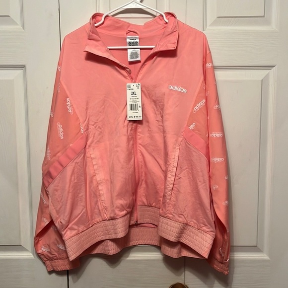 adidas Jackets & Blazers - NWT Adidas womens plus size windbreaker jacket